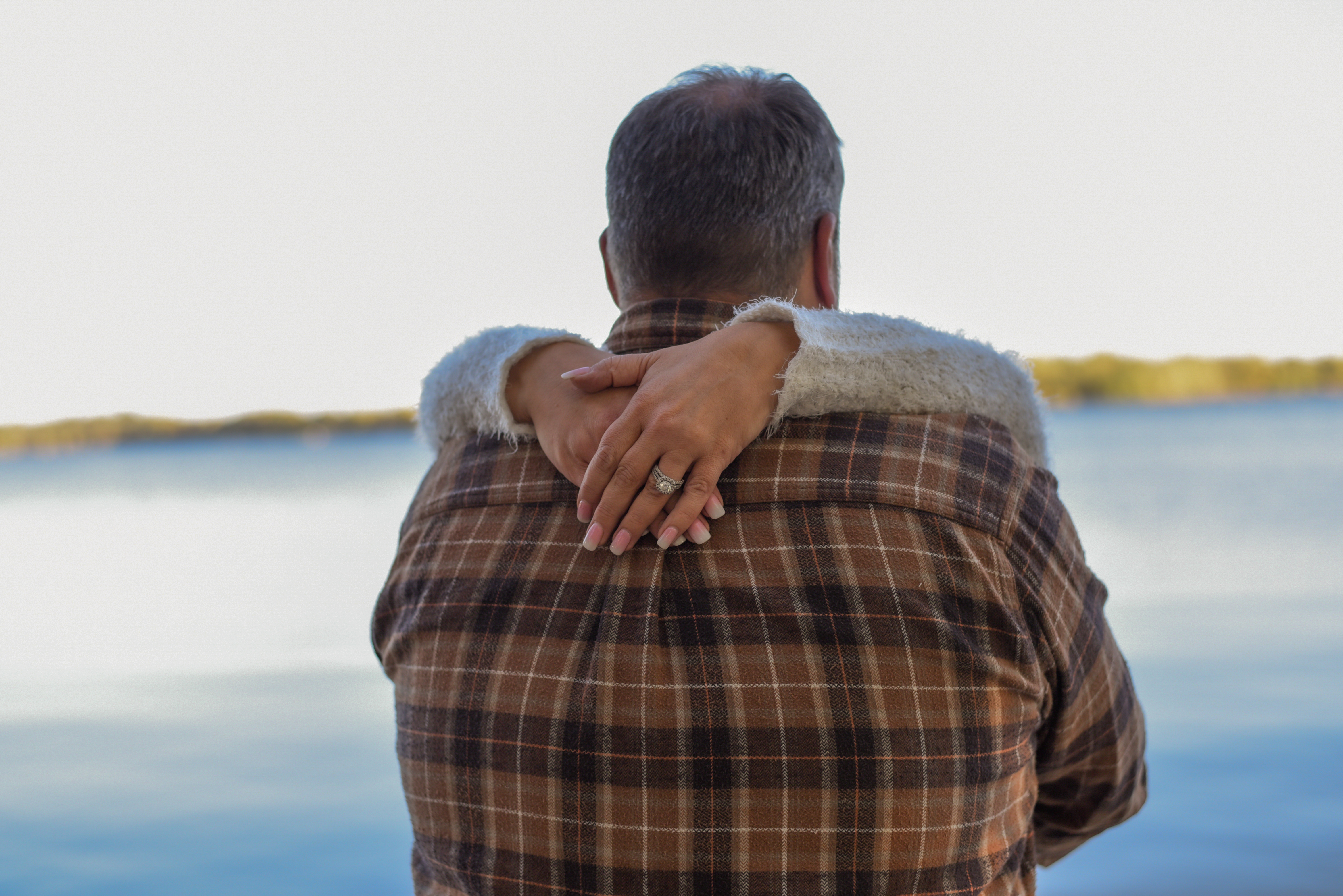 Outdoor family portrait session in Western Wisconsin with warm natural colors