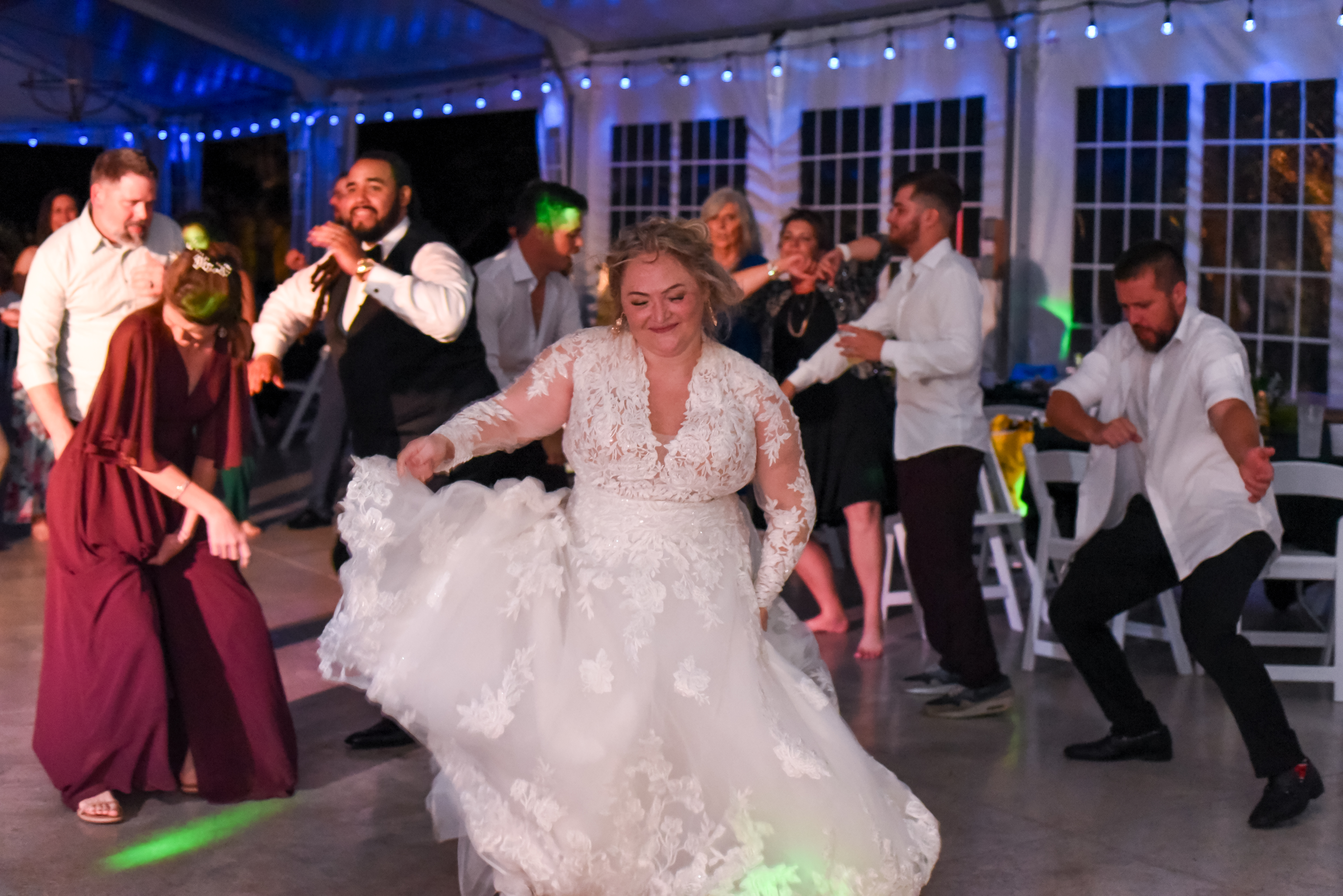 Natural candid wedding portrait captured during sunset